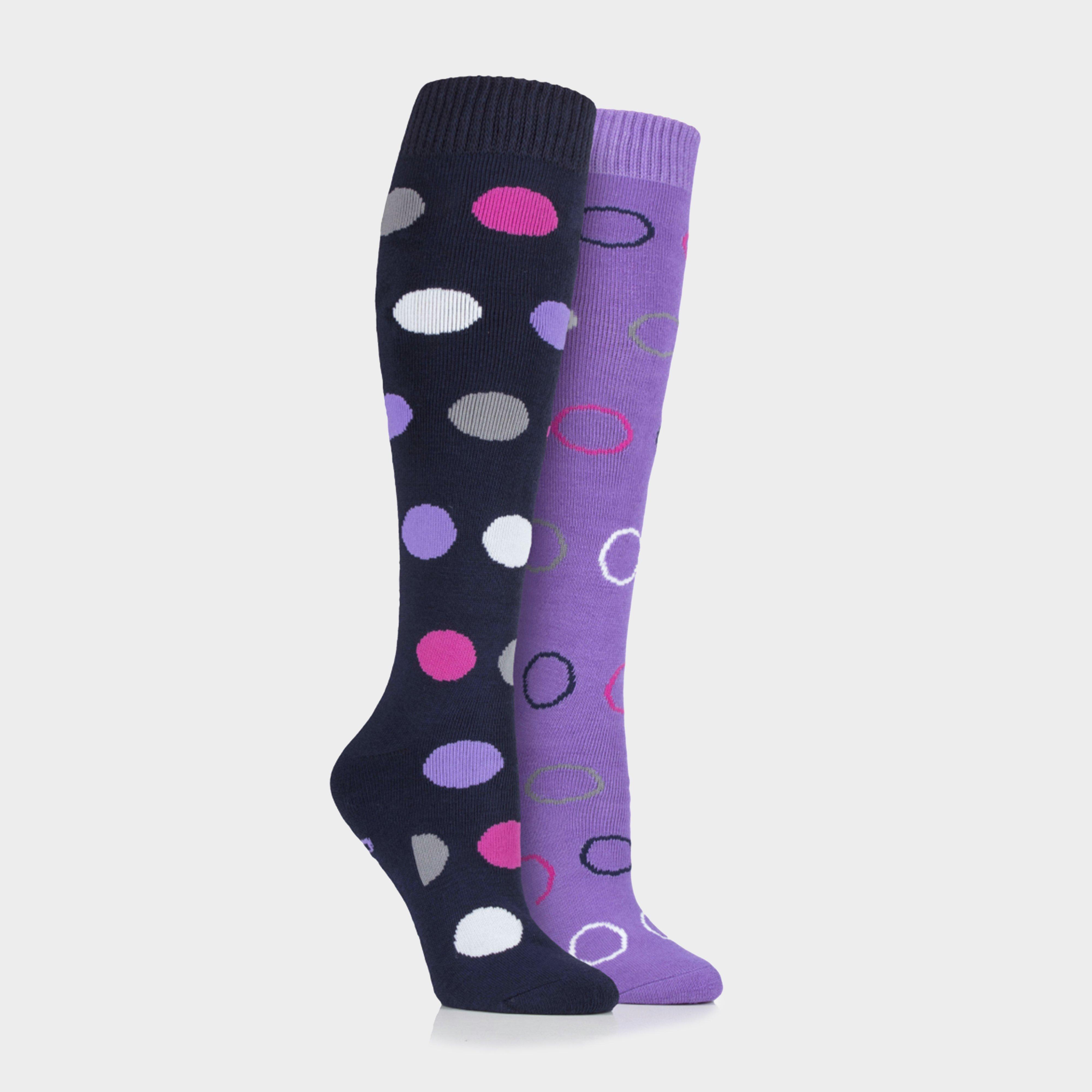 Riding Sock Company Cable Boot Topper Purple
